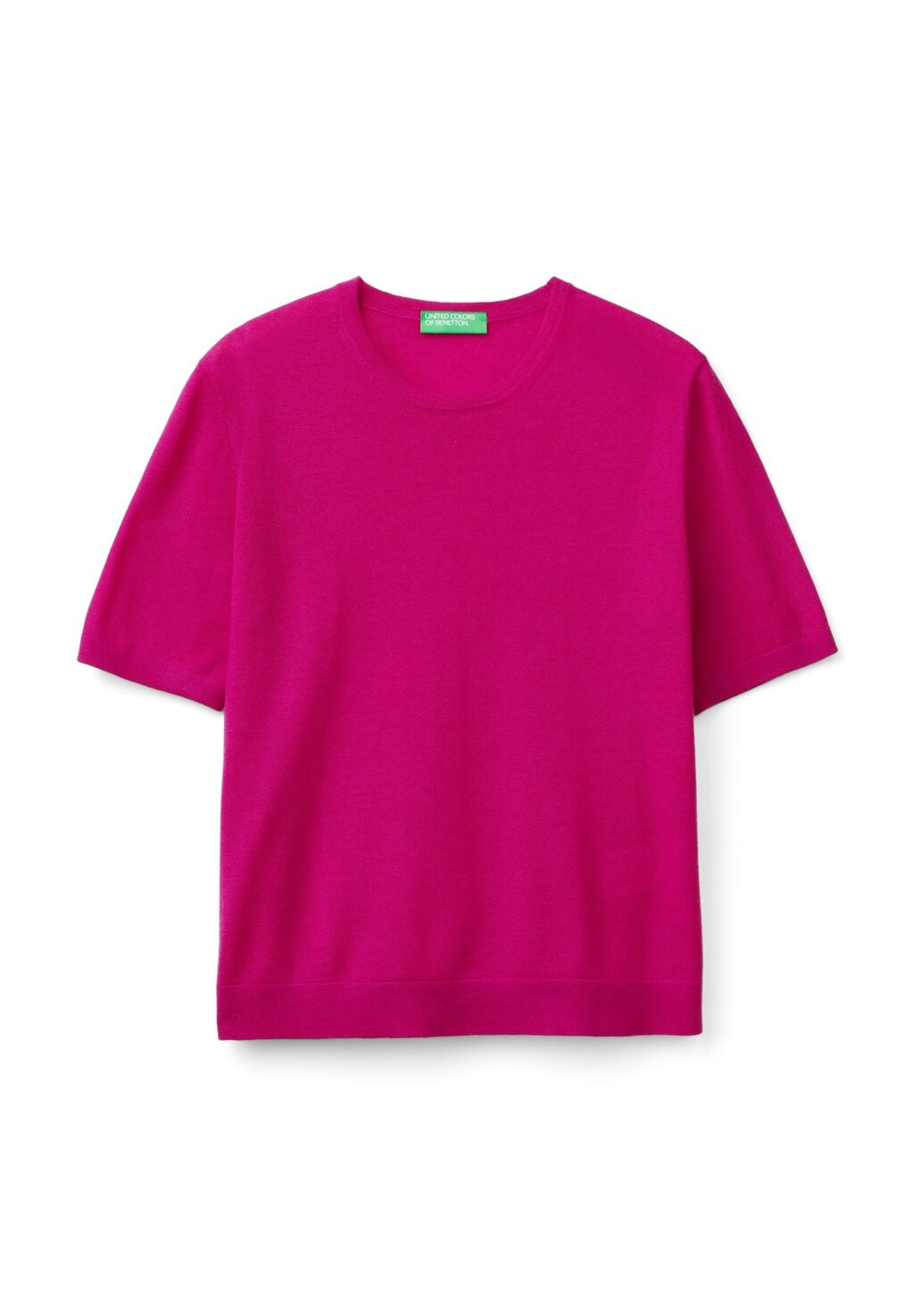 

Базовая футболка SHORT SLEEVE United Colors of Benetton, розовый