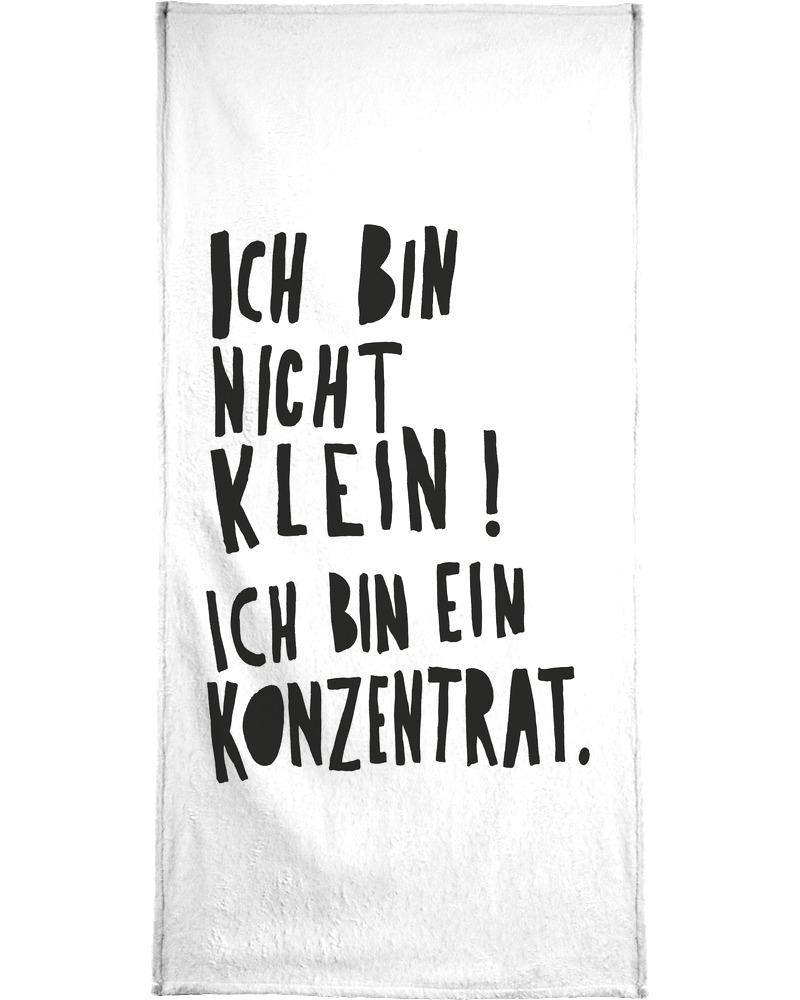 Полотенце для ванной Juniqe Konzentrat, цвет Schwarz & Weiß