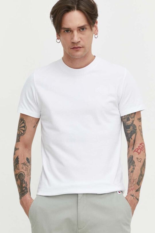 

Хлопковая футболка Superdry, белый