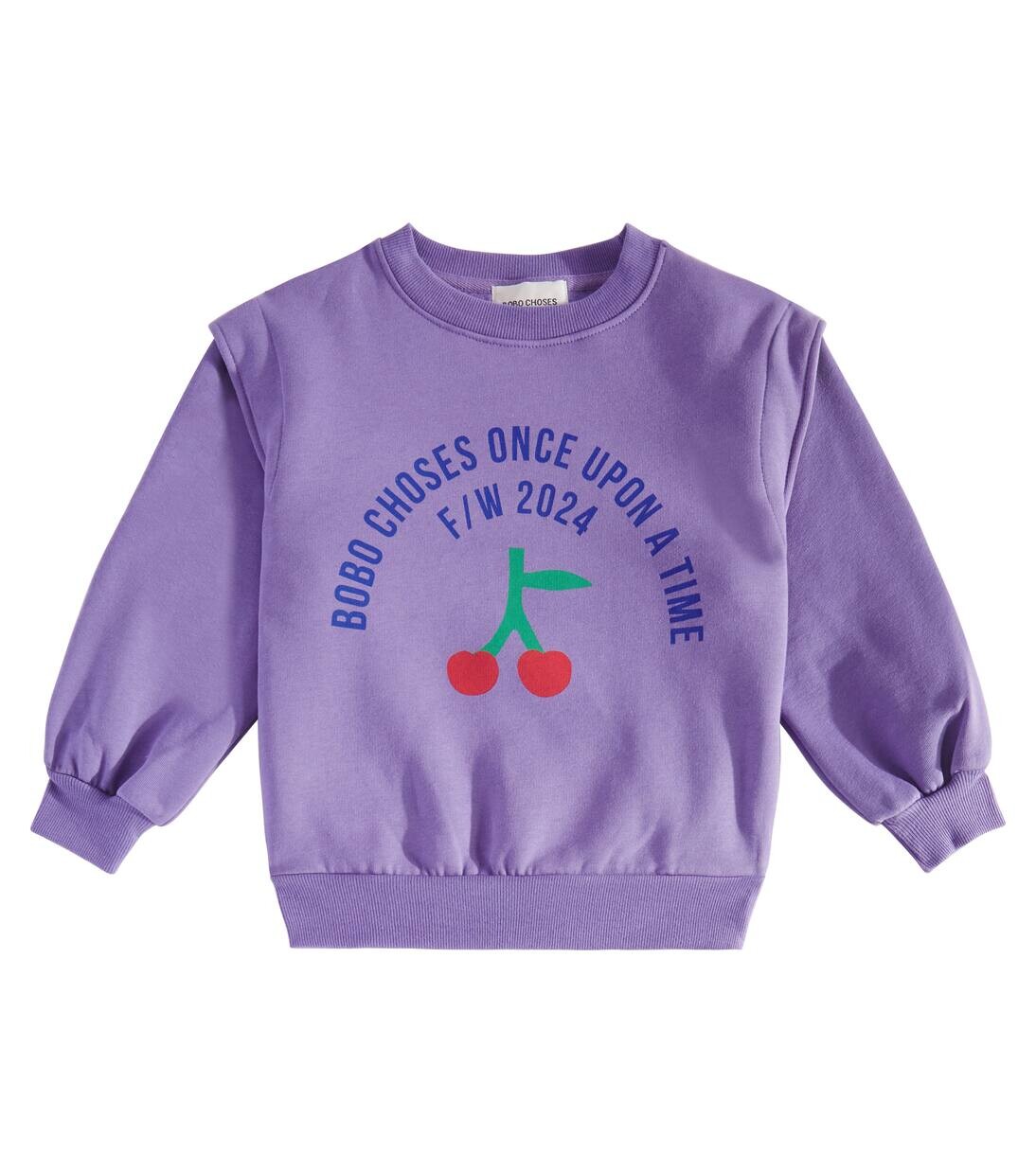 

Толстовка Bobo Circle из хлопкового джерси Bobo Choses, цвет lavender