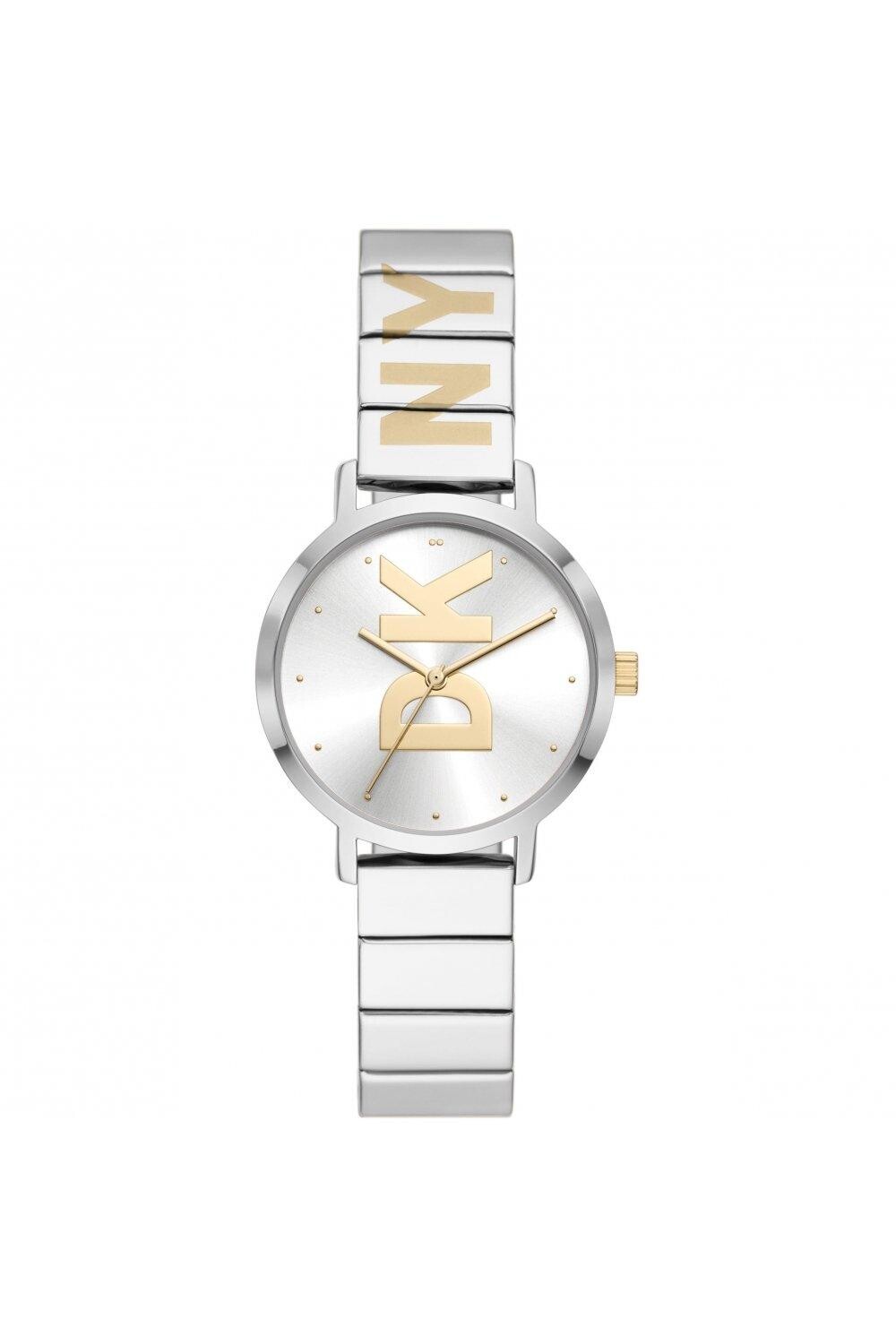 

Аналоговые кварцевые часы в стиле модерн – Ny2999 DKNY, серебро