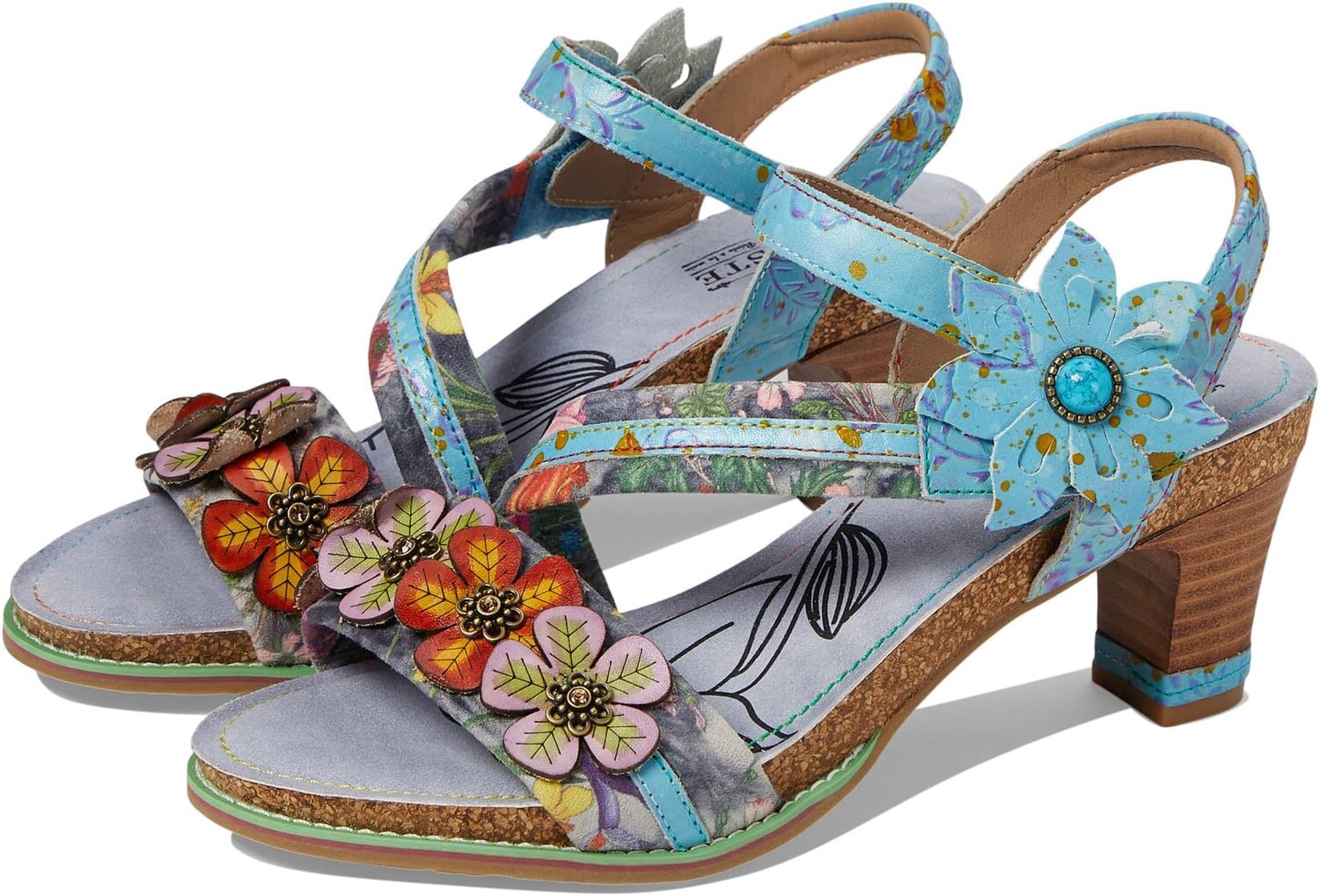 

Босоножки Chagell L'Artiste by Spring Step, цвет Blue Multi