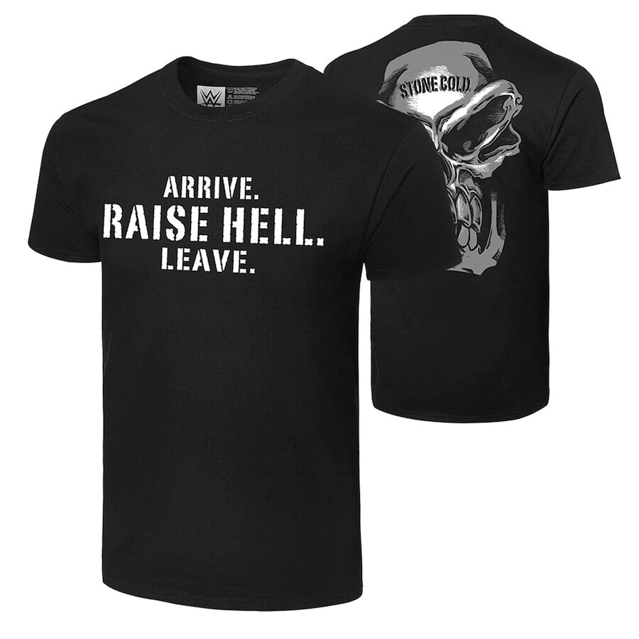 

Футболка с коротким рукавом WWE Authentic Stone Cold Steve Austin, черный