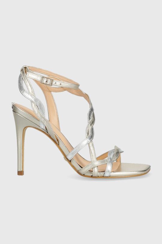 

Кожаные босоножки Syivia Guess, золотой