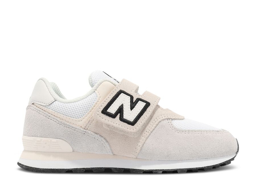 

Кроссовки New Balance 574 Little Kid Wide 'Nimbus Cloud Black', белый