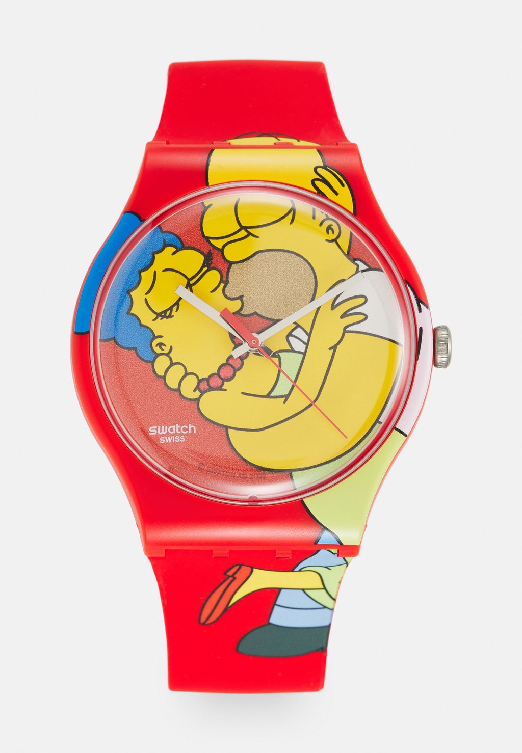 Часы The Simpsons Unisex Swatch, красный
