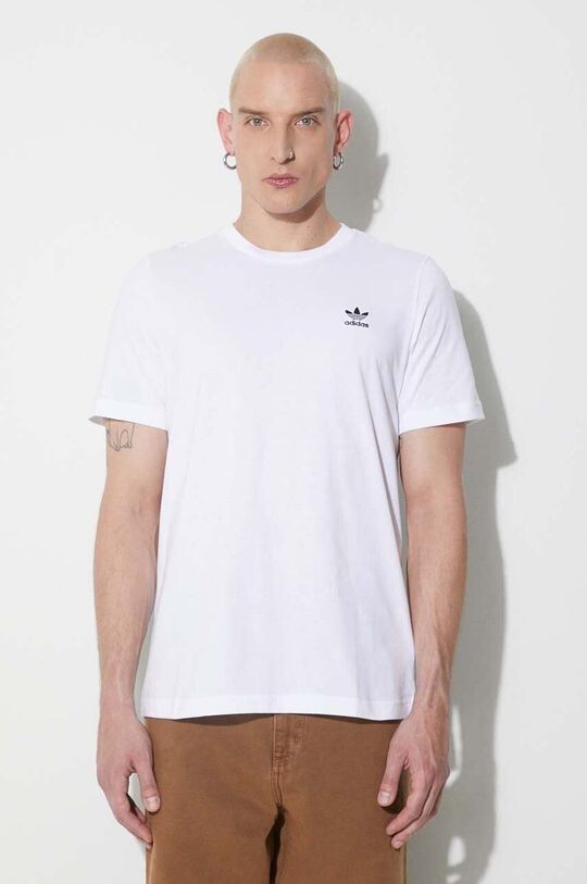 

Хлопковая футболка adidas Originals, белый