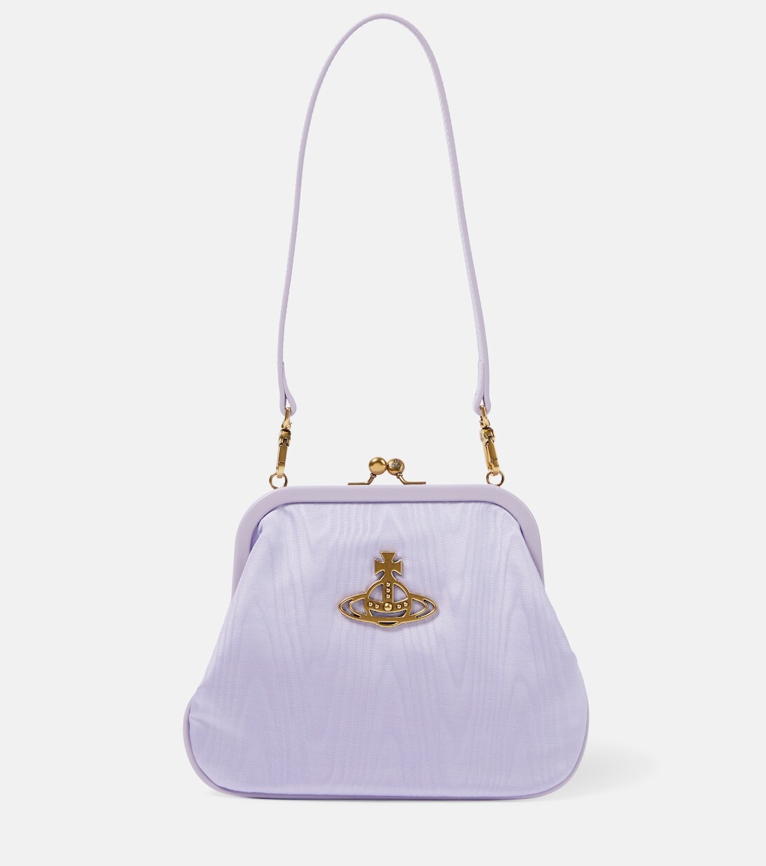 

Муаровая большая сумка Vivienne Vivienne Westwood, фиолетовый