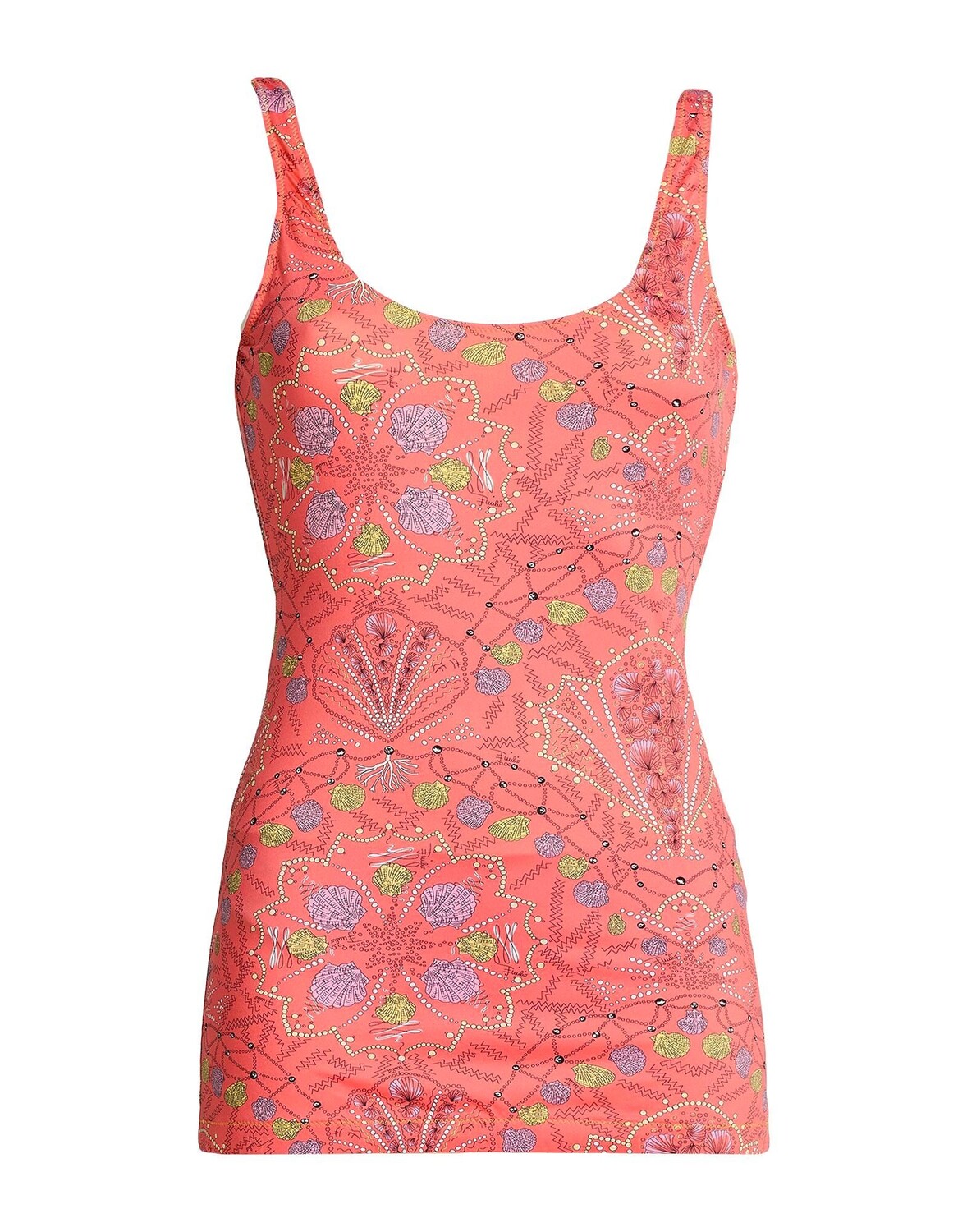 

Цельный купальник Pucci, коралл