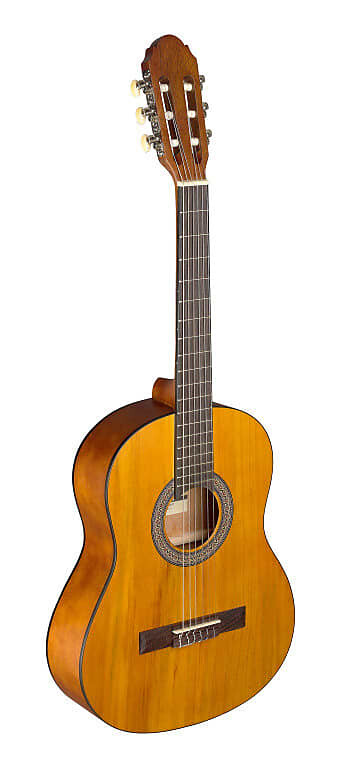 

Акустическая гитара STAGG 3/4 natural-coloured classical guitar with linden top
