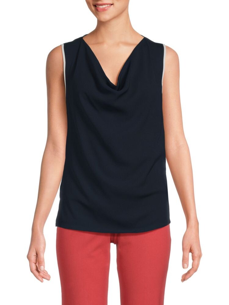 

Топ с воротником-хомутом Dkny, цвет Classic Navy