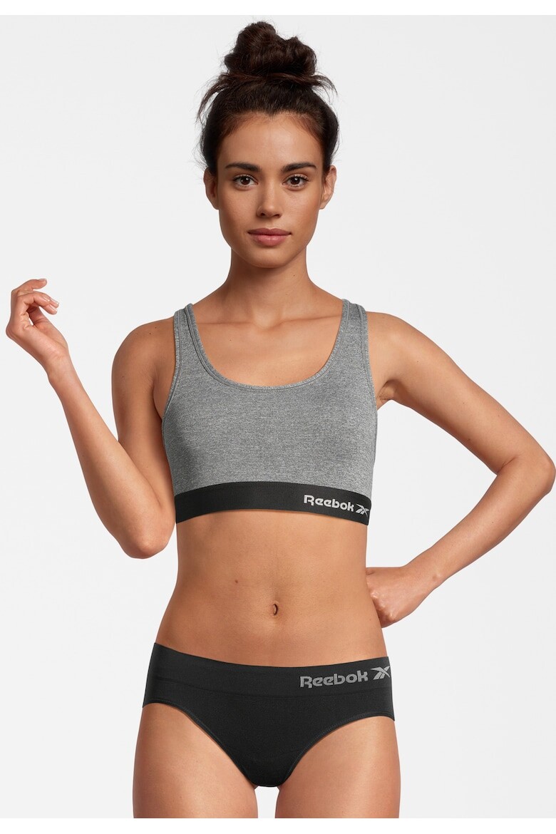 

Фитнес-Бюстье с вырезом на спине Reebok, серый