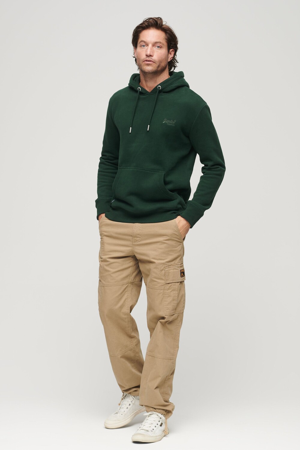 

Толстовка с логотипом Essential Superdry, зеленый