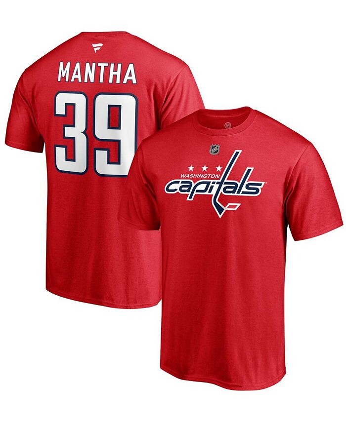 

Мужская красная футболка Anthony Mantha Washington Capitals с аутентичным именем и номером Stack Fanatics, красный