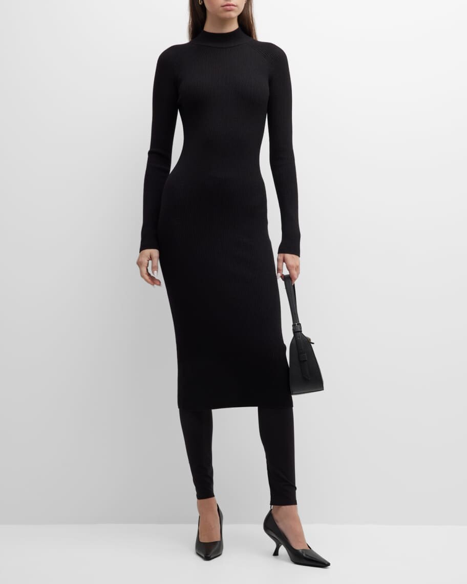 

Платье миди Desio в рубчик Max Mara