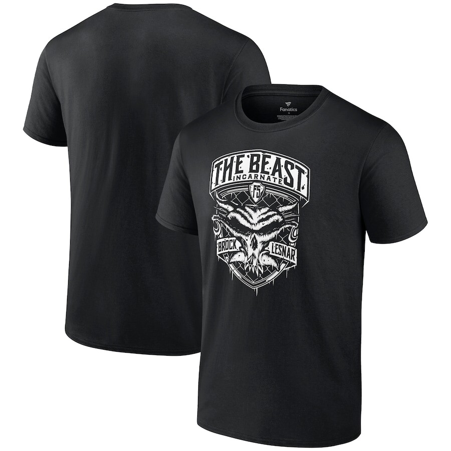 

Футболка с коротким рукавом Fanatics Branded Brock Lesnar, черный