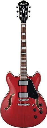 Электрогитара Ibanez Artcore AS73 Semi-Hollowbody Guitar Trans Cherry Red цена и фото