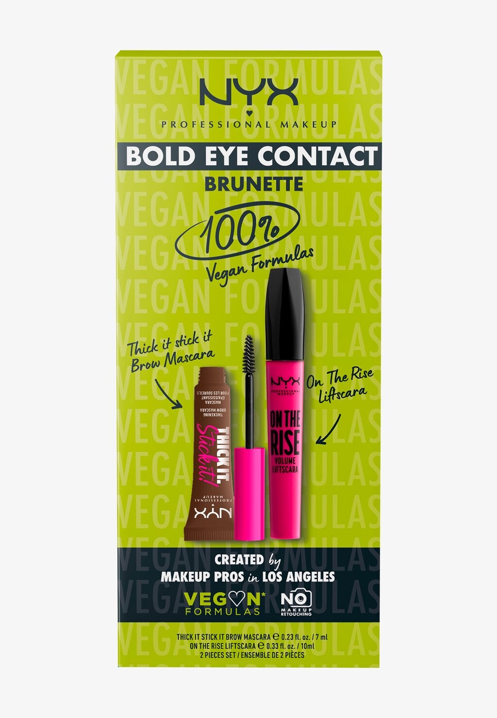 

Набор для макияжа Bold Eye Contact Set Nyx Professional Makeup, цвет brunette