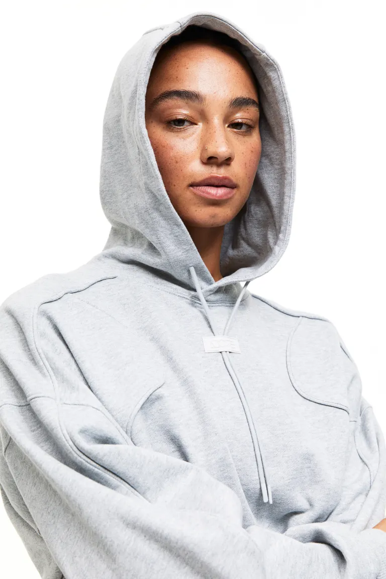 

Спортивная толстовка drymove с окантовкой H&M, серый