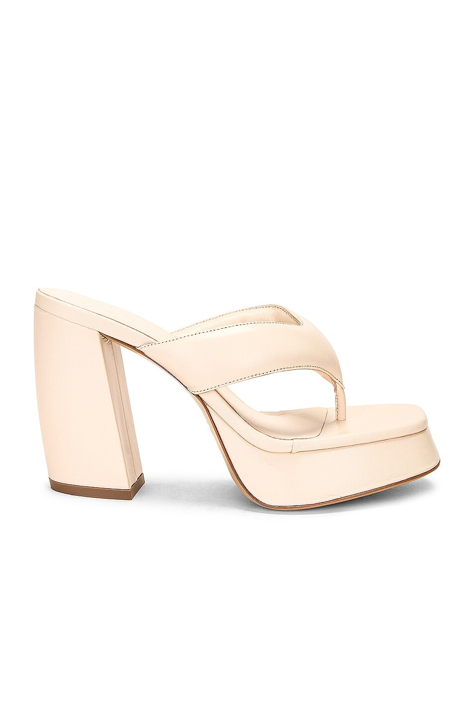 

Туфли Gia Borghini Platform Flip Flop, кремовый