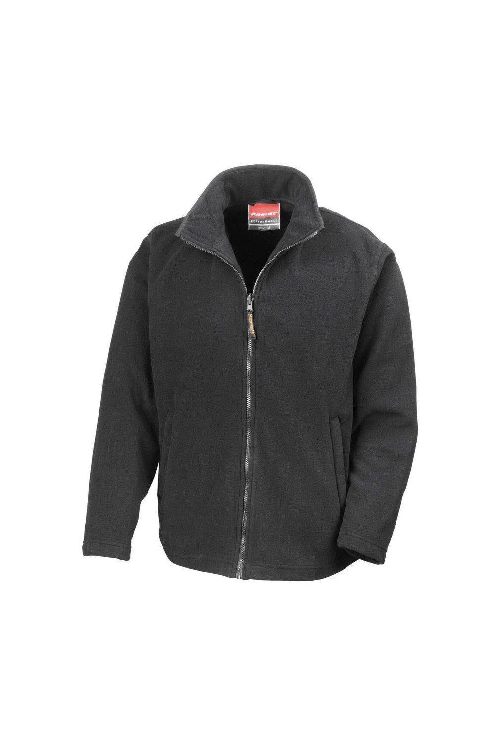 Дышащая куртка Horizon из высококачественного микрофлиса с защитой от душа Result, черный