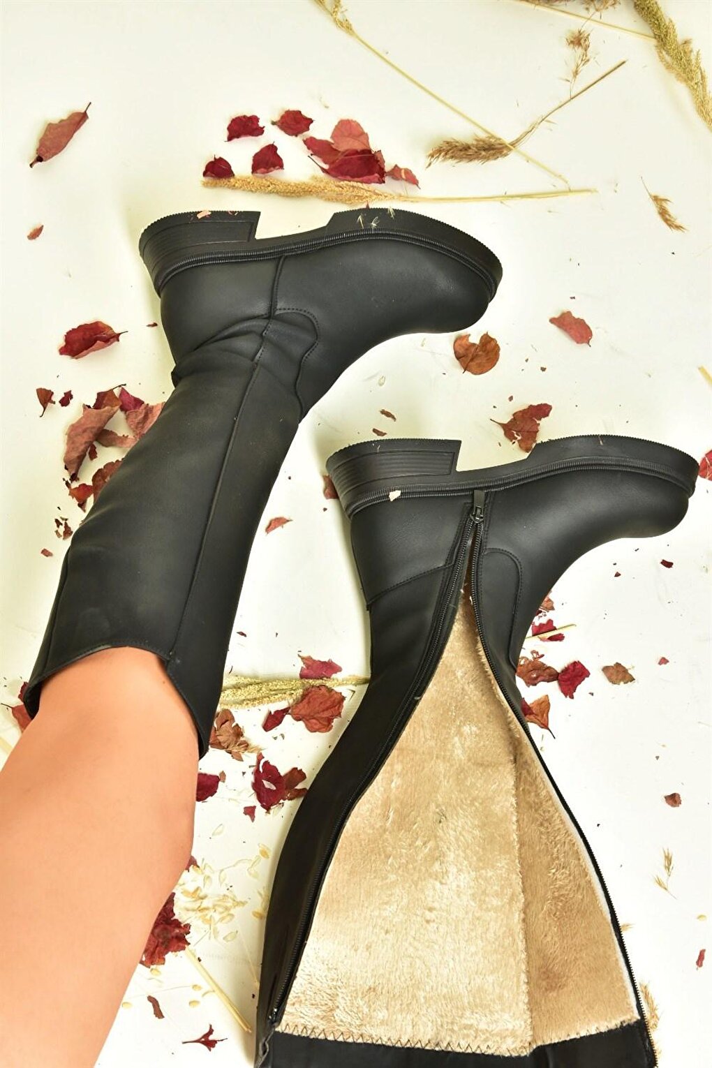 N6742651 Черные женские ботинки Fox Shoes
