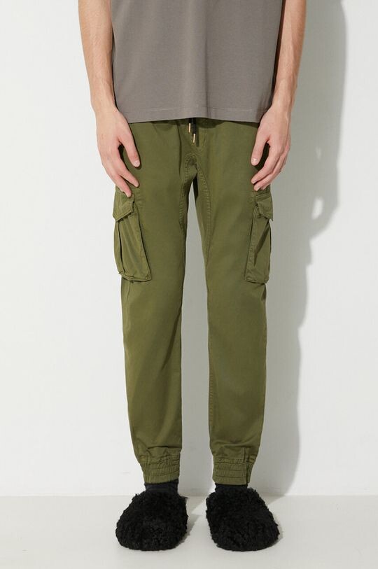

Брюки Alpha Industries, зеленый
