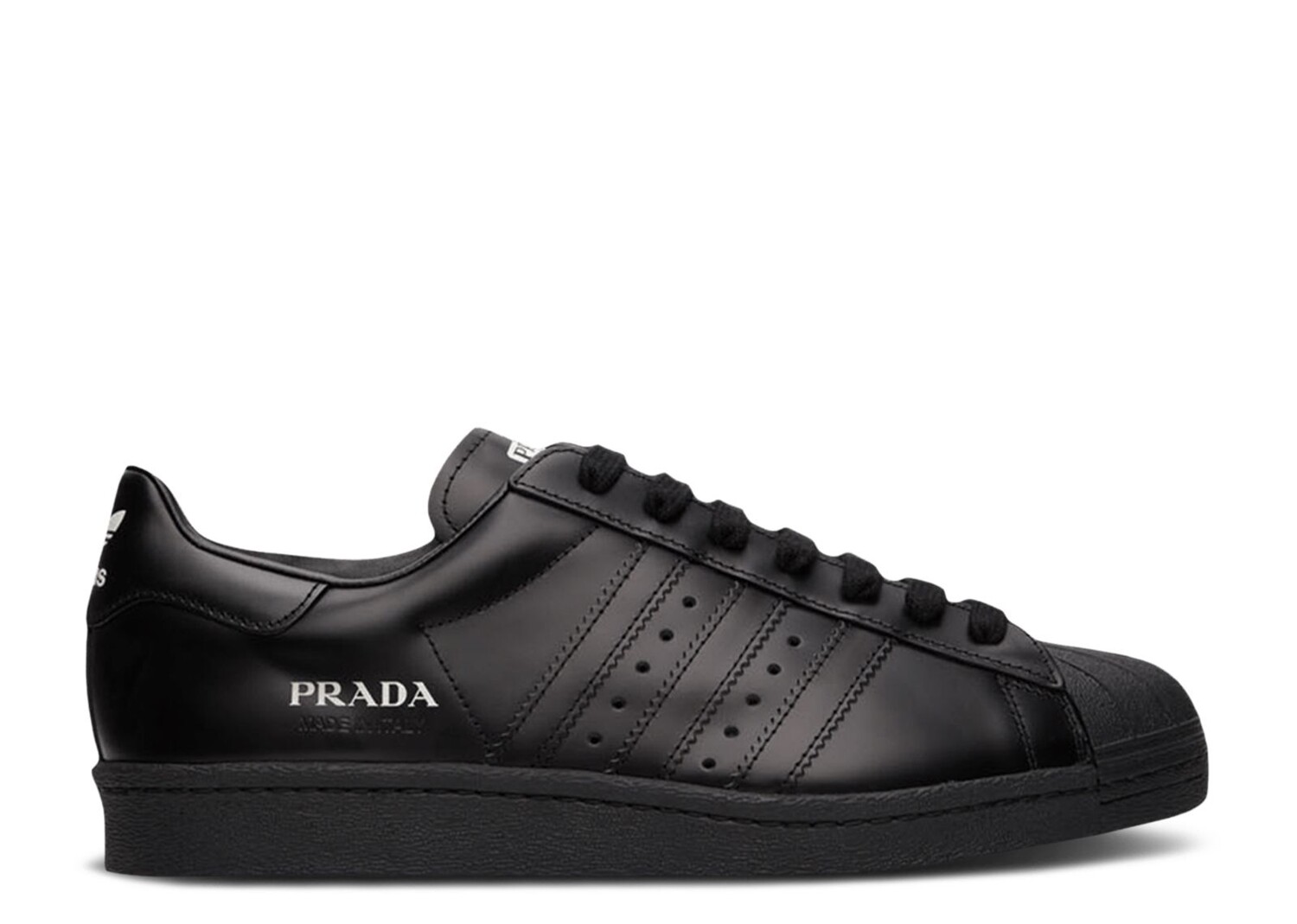 

Кроссовки adidas Prada X Superstar 'Core Black', черный