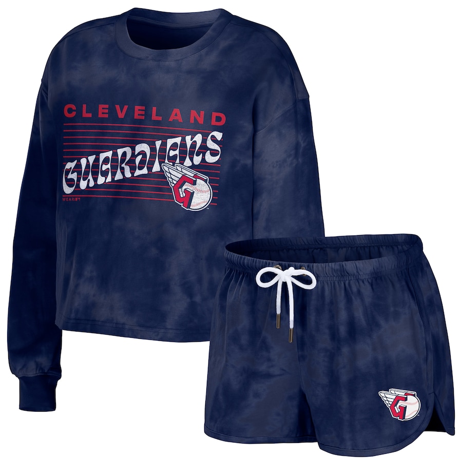 

Пижамный комплект WEAR by Erin Andrews Cleveland Guardians, нави