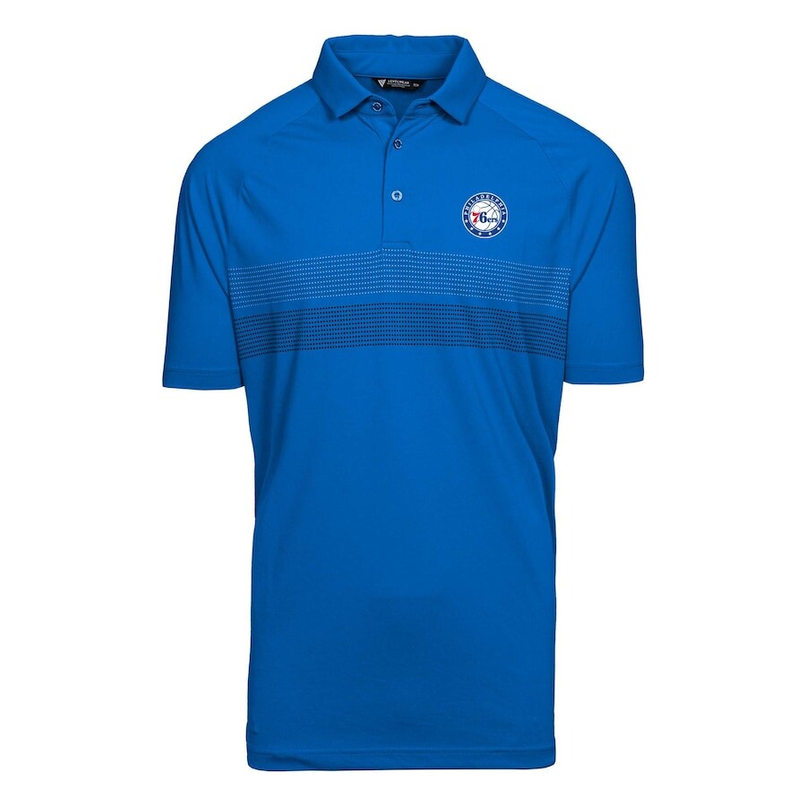 

Поло с коротким рукавом Levelwear Philadelphia 76Ers, роял