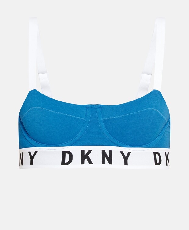 

Бюстгальтер с эффектом пуш-ап DKNY, синий