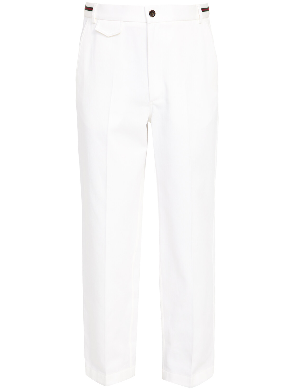 

Брюки Gucci Web detailing, белый