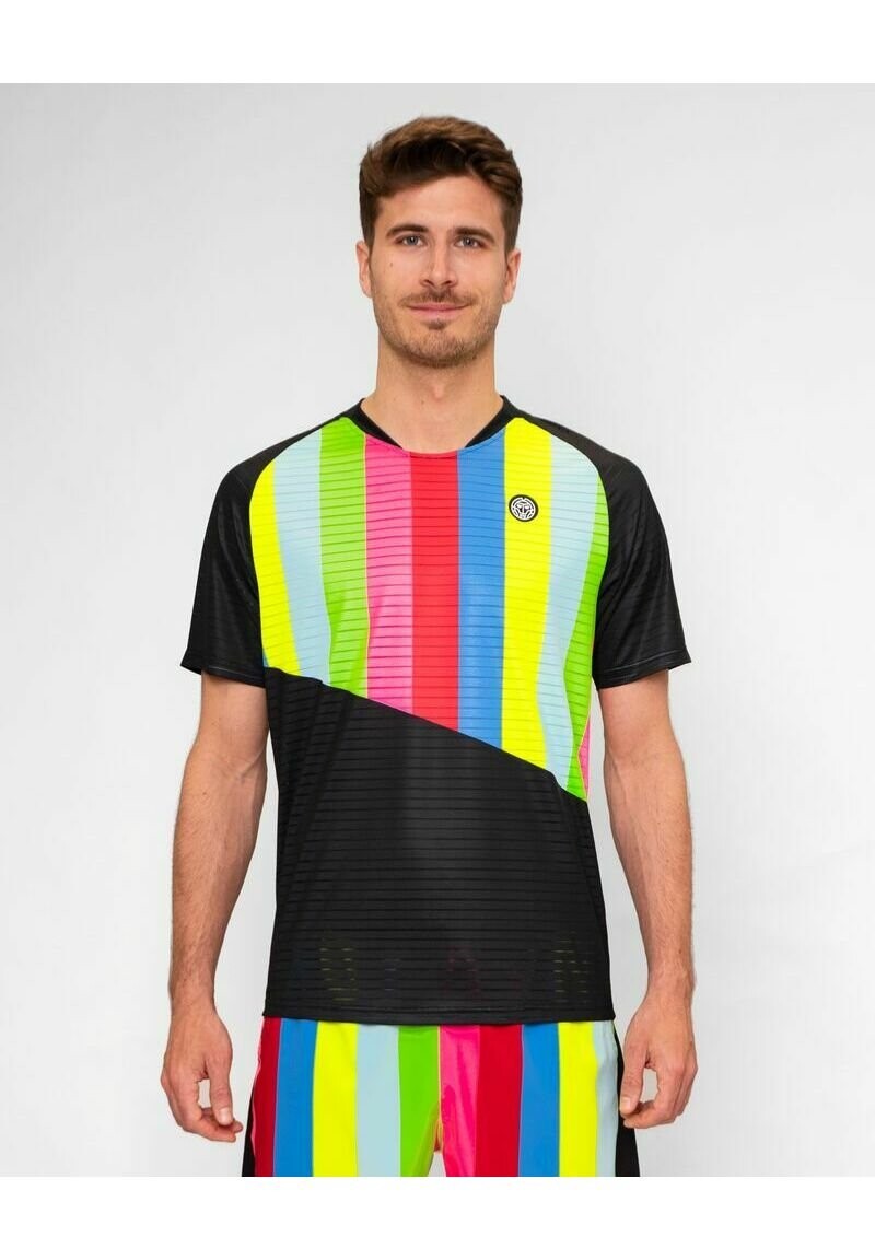

Спортивная футболка COLORTWIST TEE BIDI BADU, цвет schwarz mehrfarbig