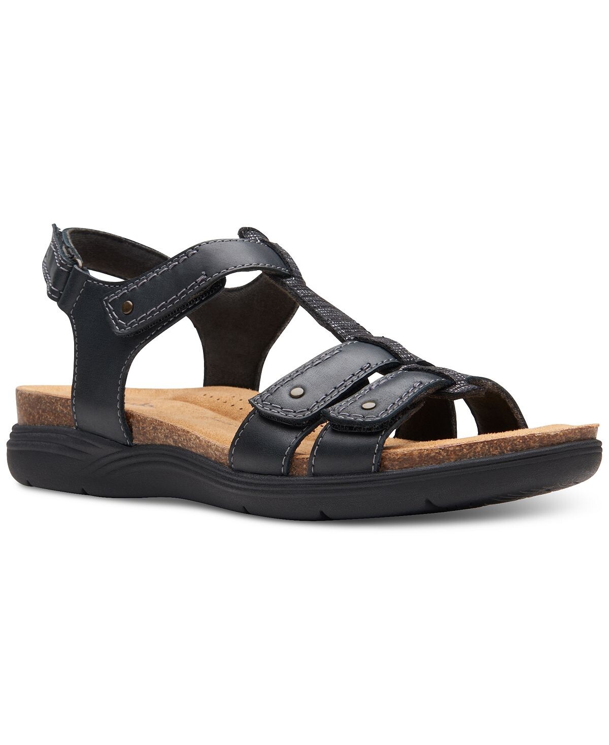 

Женские удобные сандалии April Cove с заклепками и ремешками Clarks