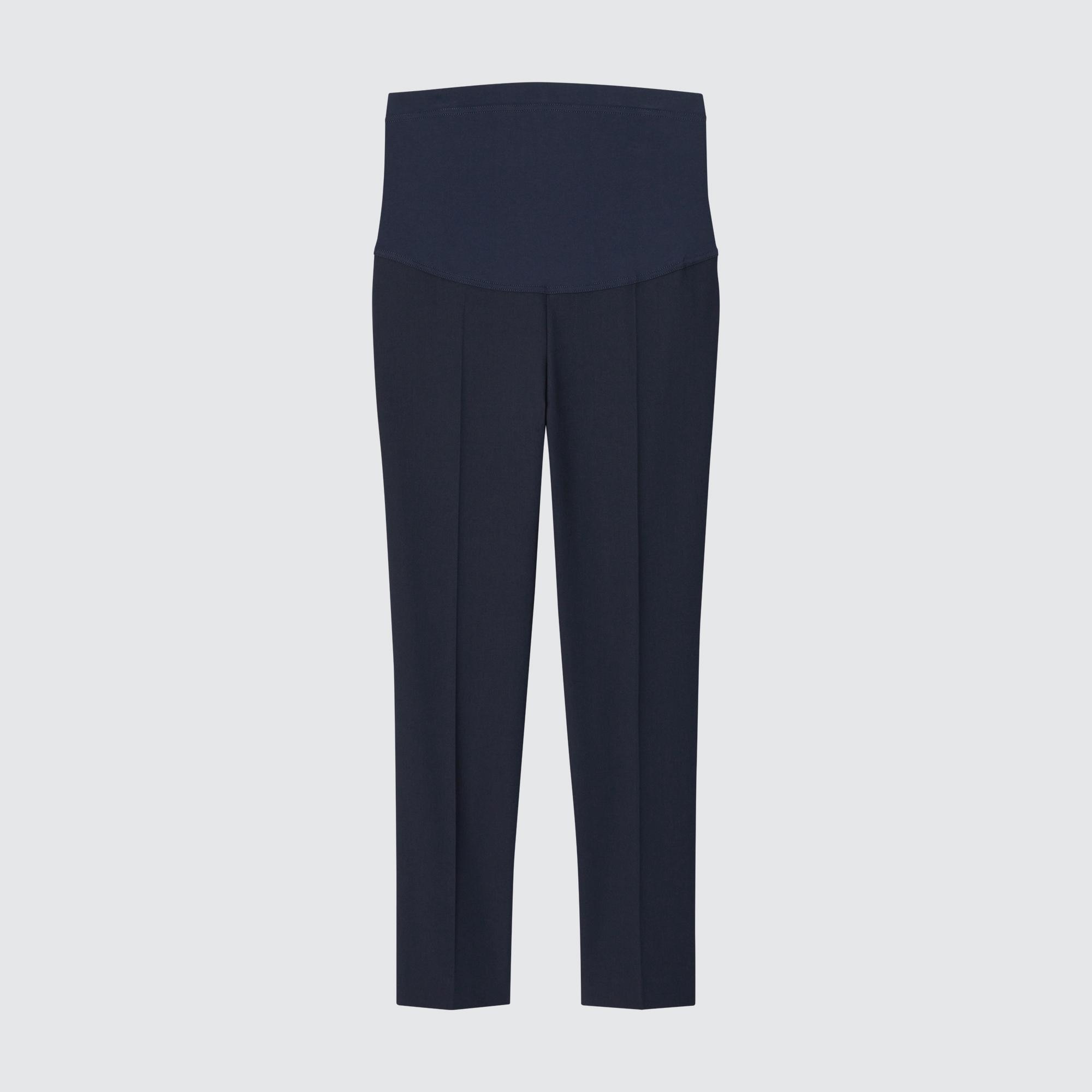 Брюки UNIQLO Smart для беременных, темно-синий брюки uniqlo smart cotton long темно синий
