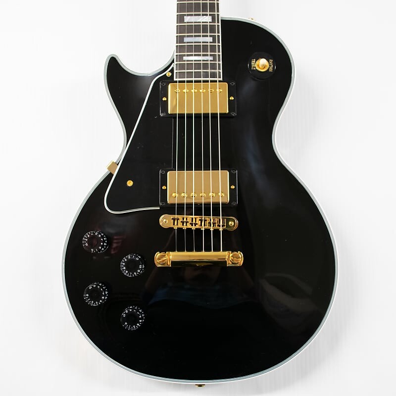 

Электрогитара Gibson Les Paul Custom Left-Hand - Ebony with Ebony Fingerboard