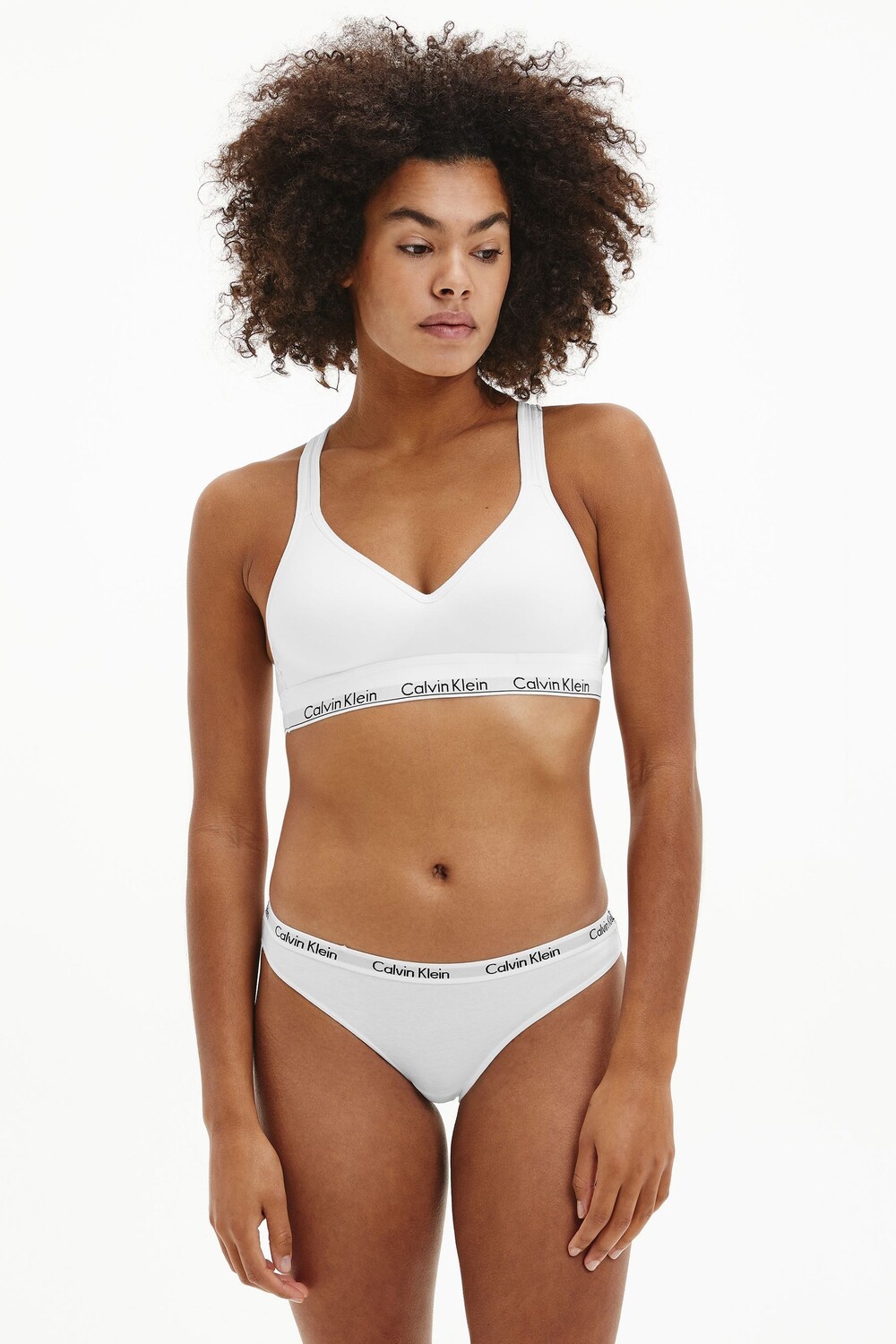 

Белые плавки бикини-карусель Calvin Klein, белый