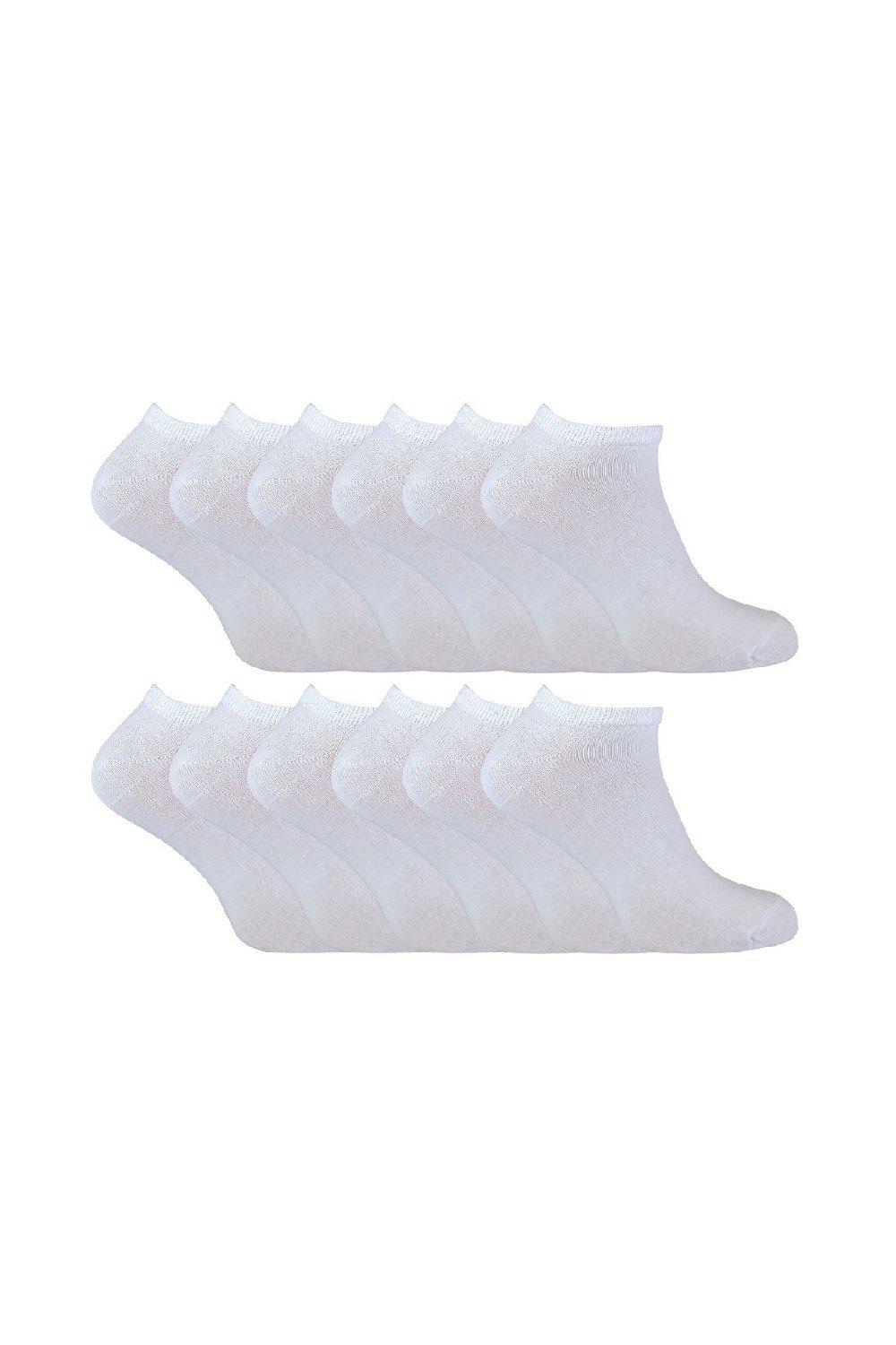 12 пар мягких хлопковых дышащих спортивных носков Sock Snob, серый набор из 6 хлопковых коротких спортивных носков для тренажерного зала sock snob белый