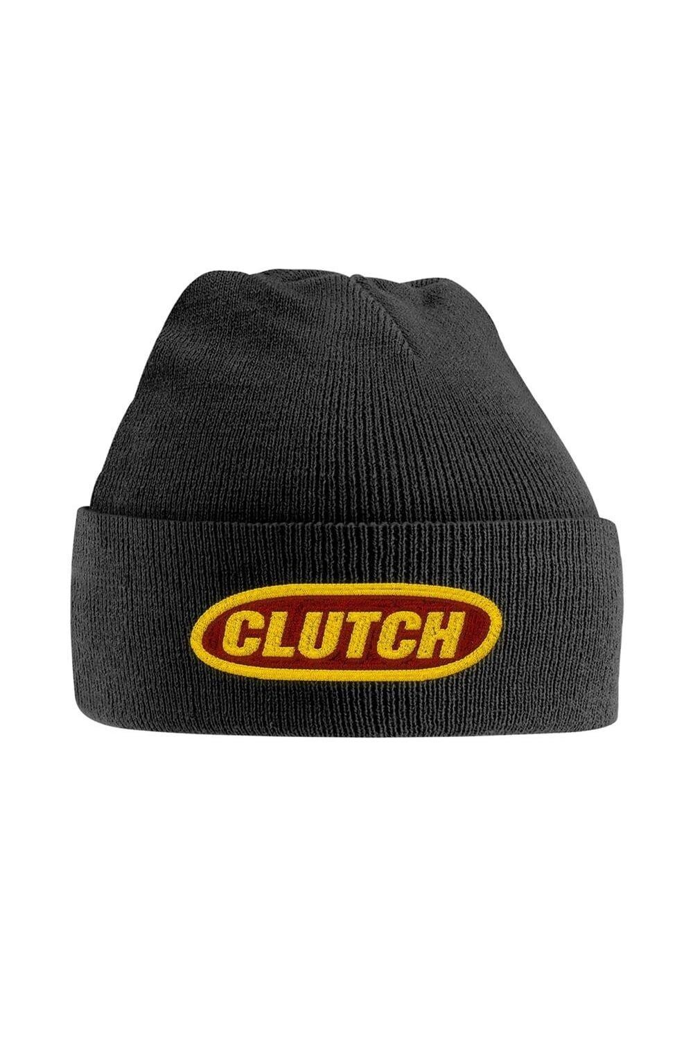 

Классическая шапка-бини с логотипом Clutch, черный