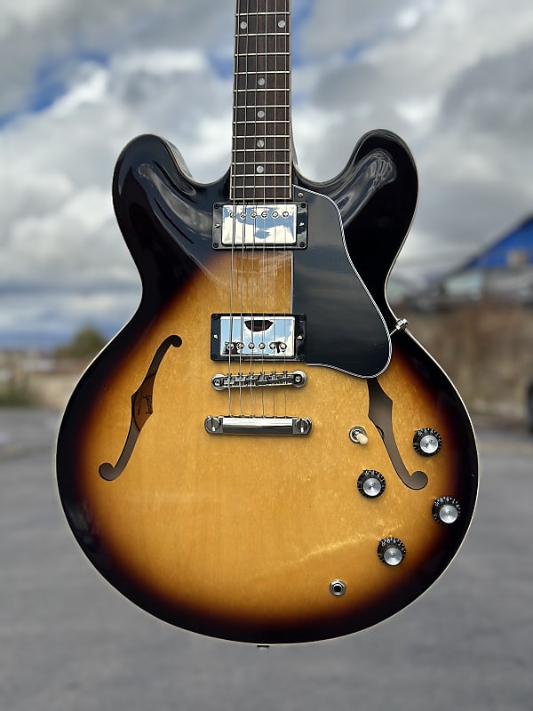 Электрогитара Gibson ES-335 2023 Vintage Burst New Unplayed w/Case Auth Dlr 8lbs1oz #153