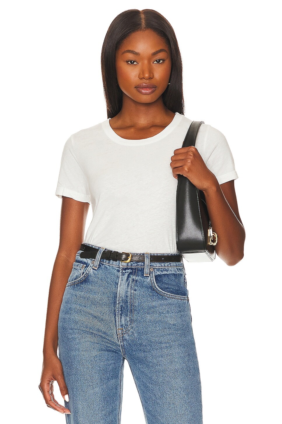

Футболка American Vintage Gamipy Cropped, цвет Blanc