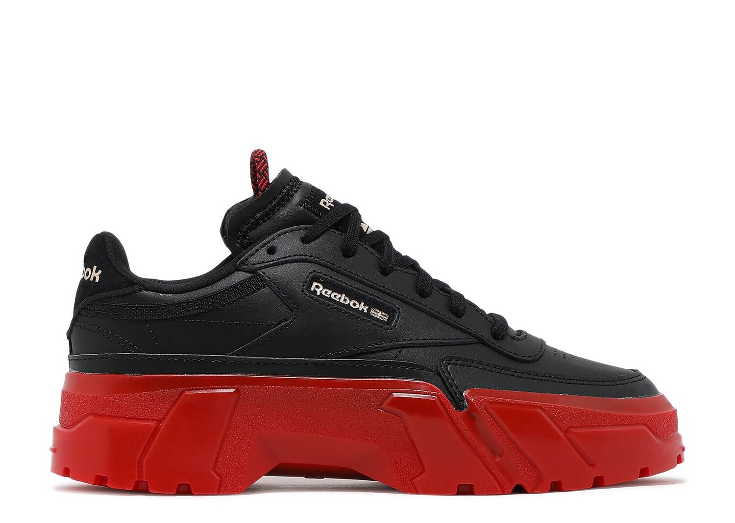 

Кроссовки Reebok Cardi B X Club C J 'Black Vector Red', черный
