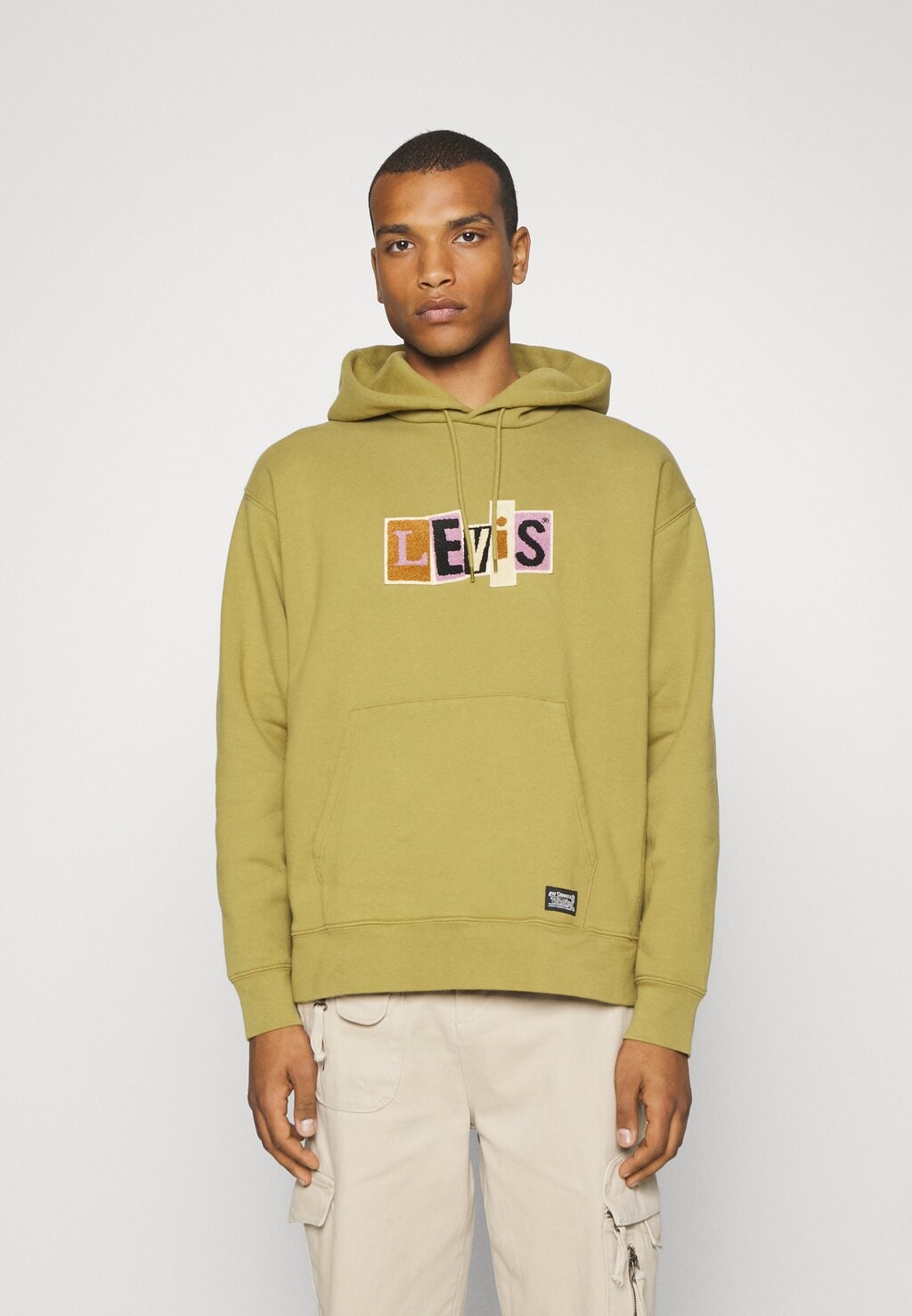 

Толстовка с капюшоном Skate Hooded Levi's, цвет green moss
