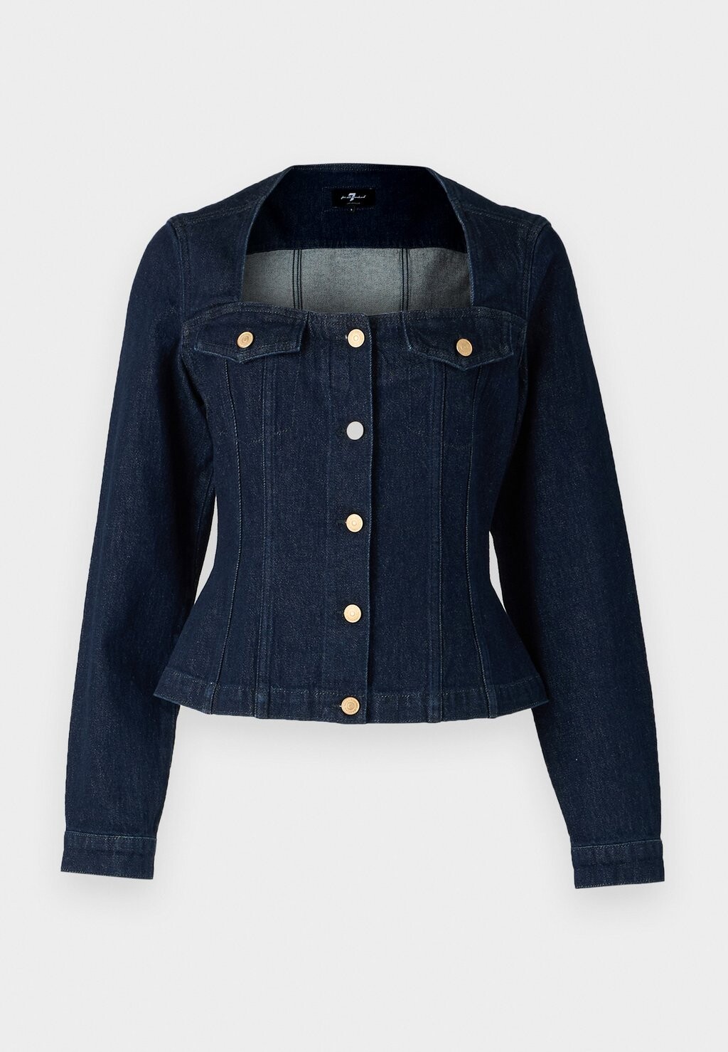 

Джинсовая куртка SWEETHEART JACKET BELLA 7 for all mankind, темно-синий