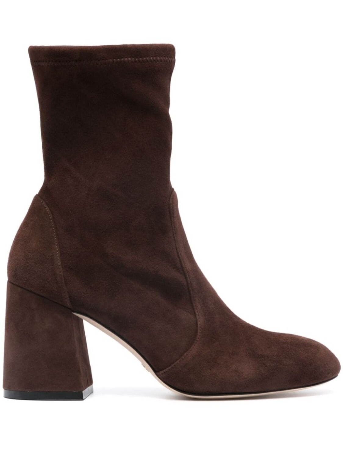 

Stuart Weitzman ботильоны с закругленным носком, коричневый