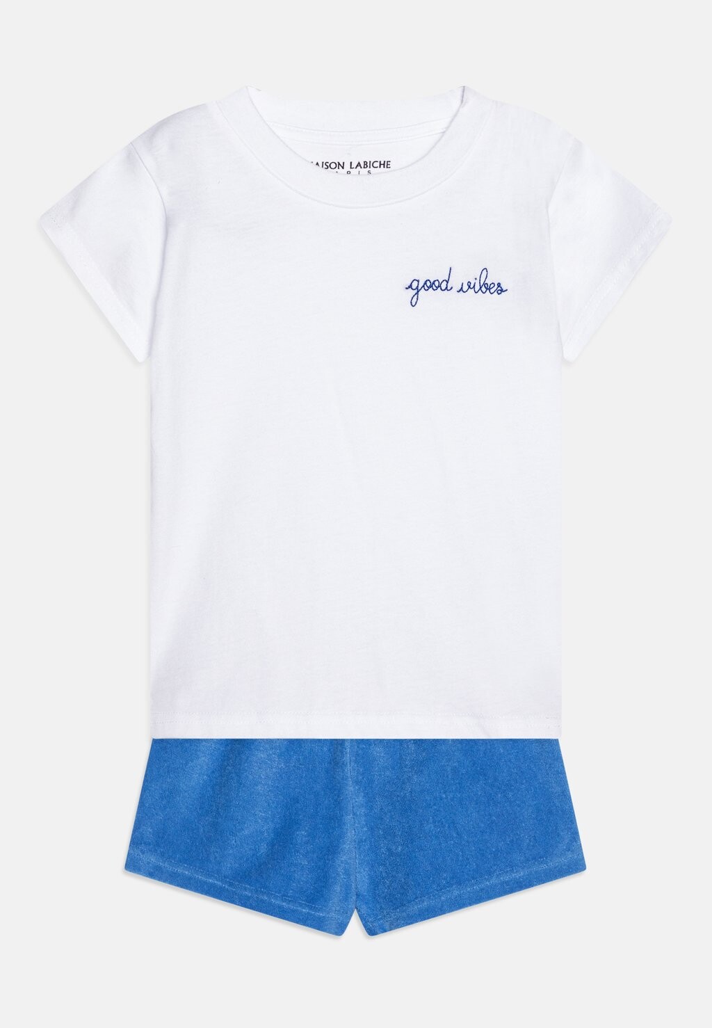 

Футболка с принтом LEON SATRAGNE UNISEX SET Maison Labiche, цвет white/azur blue