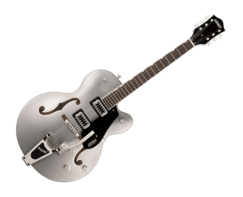 

Электрогитара Gretsch G5420T Electromatic Classic Hollow Body Single-Cut with Bigsby - Airline Silver w/ Laurel FB