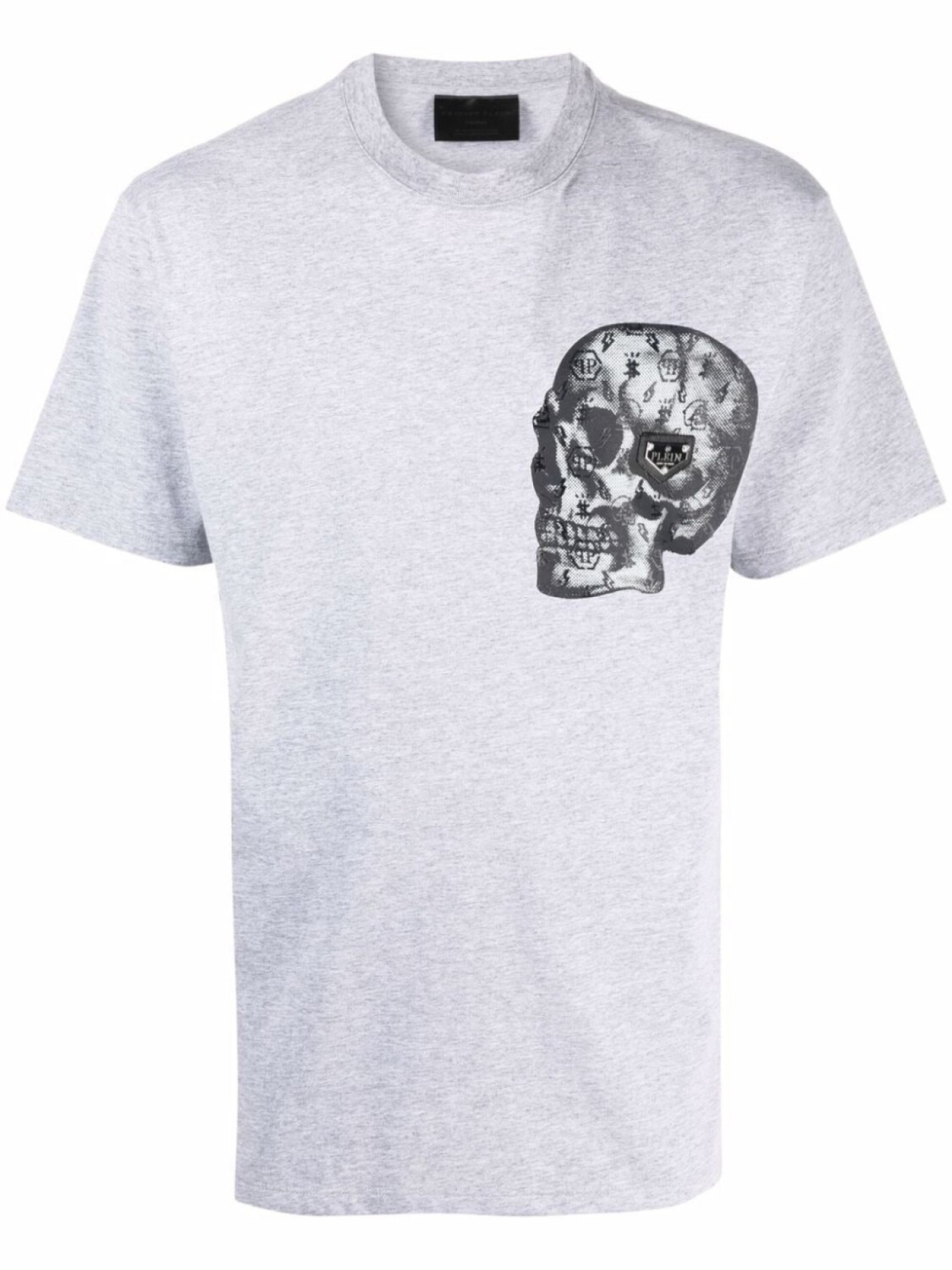 

Philipp Plein футболка с принтом Skull, серый