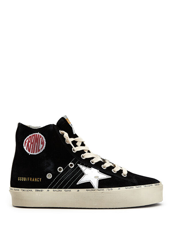 

Женские кожаные кроссовки Francy Golden Goose, черный