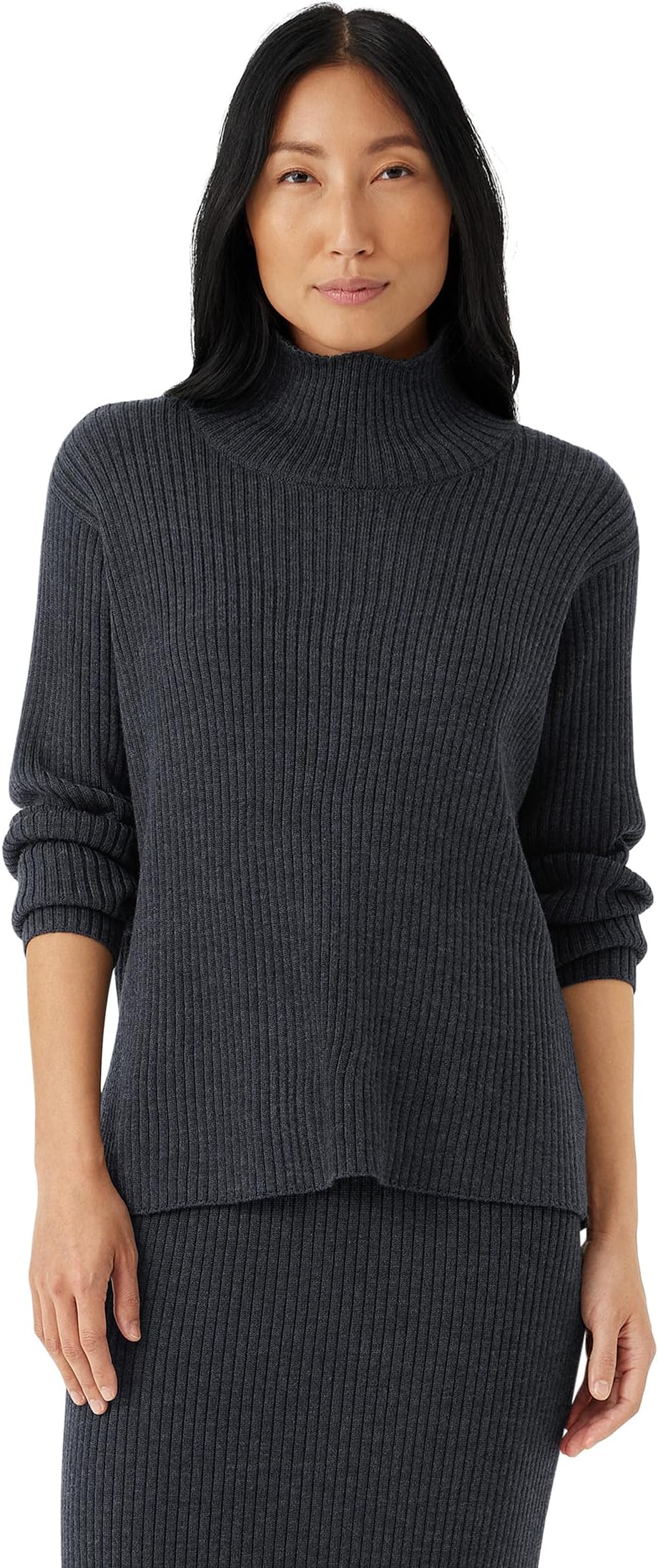 

Свитер Eileen Fisher Turtleneck, угольный